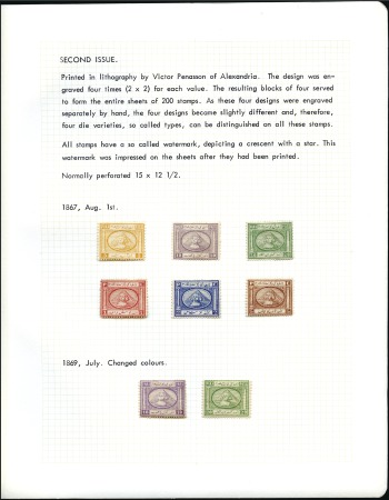 Stamp of Egypt » 1866-1906 Classic Collections The Lars Alund balance collection of the Second Is