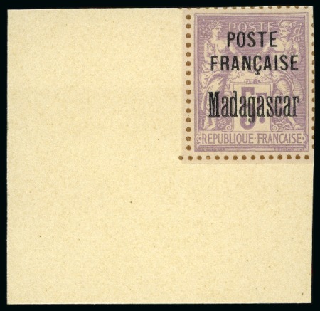 Stamp of Colonies françaises » Madagascar (Poste française) 1895 POSTE FRANCAISE, série complète de 10 valeurs