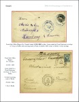 Stamp of Russia » Russia Imperial Pre-Stamp Postal History 1881-1889 EMPIRE: Octagonal TPO Cancellations of t