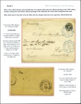 Stamp of Russia » Russia Imperial Pre-Stamp Postal History 1881-1889 EMPIRE: Octagonal TPO Cancellations of t