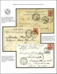 Stamp of Russia » Russia Imperial Pre-Stamp Postal History 1872-1904 EMPIRE: The Poezd and Pochta Postmarks o