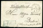 Stamp of France » Guerre de 1870-1871 1870-71 FELDPOST prussienne : 3 lettres en franchi