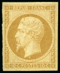 Stamp of France Présidence 10c et 25c Réimpression de 1862, TB