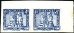Stamp of Colonies françaises » Indochine 1902-45, Petit groupe de variétés d'Indochine et b