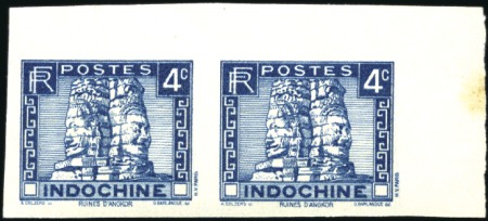 Stamp of Colonies françaises » Indochine 1902-45, Petit groupe de variétés d'Indochine et b