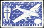 Stamp of Colonies françaises » Océanie 1942 Poste aérienne, deux timbres sans faciale, no