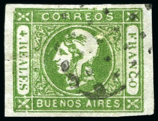 Stamp of Argentina 1858-88, Early Argentina collection on pages with 