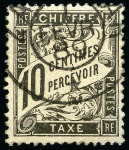 Stamp of Colonies françaises » Zanzibar (Poste française) 1881-92 Timbres-taxe de France 5c, 10c, 30c et 1F 