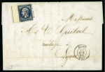 Stamp of France » Collections 1855-64, Sélection de 4 lettres : Yv. 14 obl. 1818