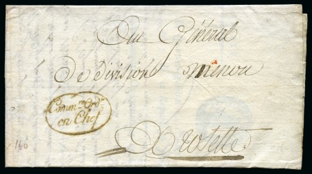 Stamp of Egypt » Early Letters 1799 Entire from the "Quartier General" in Cairo a