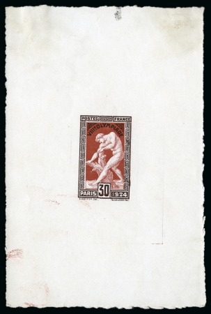 Stamp of France 1924 Jeux Olympiques de Paris 30c noir et rouge-br