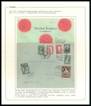 Stamp of Turkey 1911-30 Back of the book including Red Crescent Ch