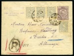 Stamp of Unknown 1898 1Kr Postal stationary cover sent registered t