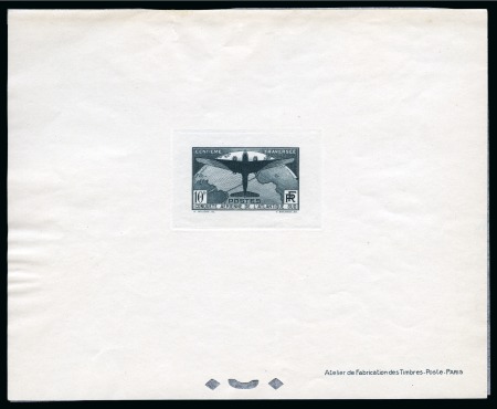 Stamp of France 1936 Traversée de l'Atlantique, les deux valeurs e