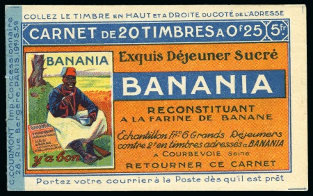 Stamp of Colonies françaises » Algérie 1924-30, Lot de 7 carnets dont 25c Semeuse couvert