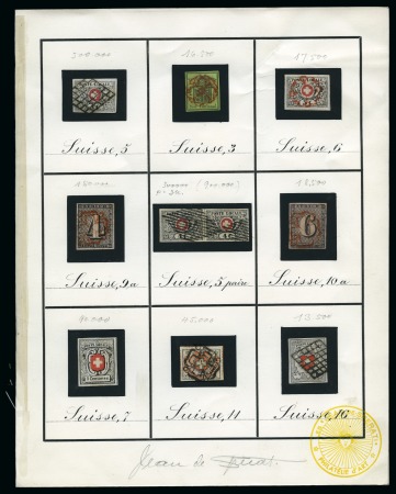 Stamp of Large Lots and Collections 1843-60, Special study on SPERATI FORGERIES collec