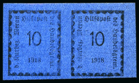 Stamp of Italy » Italy Local Issue Meran 1918 Selection of mint and used incl. Sass. 2 used