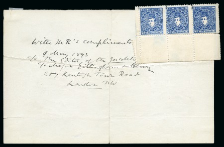 Stamp of Great Britain » 1855-1900 Surface Printed PHANTOM STAMPS: 1893 "The Jacobite" advertising la