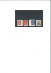 Stamp of Russia » Soviet Union 1923 2nd Gold Standard (zolotoi standart, tipogr.): 3k, 4k, 10k & 50k mint
