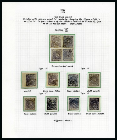 Stamp of Unknown 1878-79 5 Krans purple, attractive unused & used s