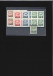 Stamp of Russia » Soviet Union 1924 Airs with surcharge in never hinged blocks 4 