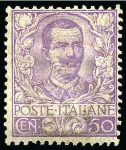 Stamp of Italy 1901 Victor Emmanuel III, Specialised mint group o