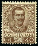 Stamp of Italy 1901 Victor Emmanuel III, Specialised mint group o