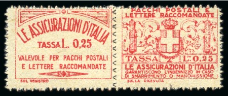 Stamp of Italy 1926-30 Insurance Stamp for registered sendings an