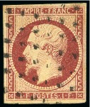Stamp of France » Collections 1852-58, Collection sur pages avec Présidence et E