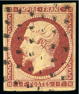 Stamp of France » Collections 1852-58, Collection sur pages avec Présidence et E