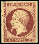 Stamp of France » Collections 1852-58, Collection sur pages avec Présidence et E