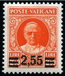 Stamp of Italy » Vatican State 1934 Provisionals, complete set of six values, min