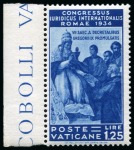 Stamp of Italy » Vatican State 1935 Juridical Congress, complete set of 6 values,