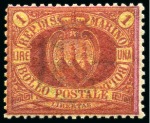 Stamp of Italy » San Marino 1892 Numeral and Coat-of-Arms, complete mint set o