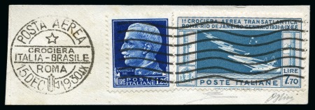 Stamp of Italy 1930 Rome to Rio transatlantic flight 7L70 air plu