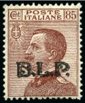 Stamp of Italy 1921-23 B.L.P.: Small mint / never hinged group on