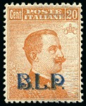 Stamp of Italy 1921-23 B.L.P.: Small mint / never hinged group on