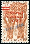 Stamp of Colonies françaises » Cameroun 1962 Indépendance du Cameroun, dix valeurs avec su