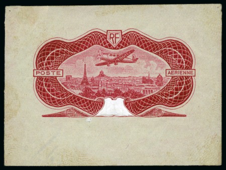 Stamp of France » Poste Aérienne 1936 Burelé, Exceptionnel ensemble de 3 pièces : 1