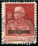 Stamp of Italy » Italian Colonies and Possessions » Tripolitania 1925-26, King's Jubilee, 60c red, 1L blue and 1L25