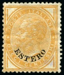 Stamp of Italy » Italy and Areas Collections and Lots 1874-44, Important chiefly never hinged holding of