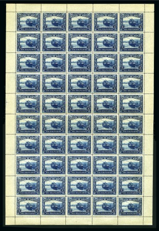 Stamp of Bolivia 1930s Unissued set of 9 values in complete sheets 
