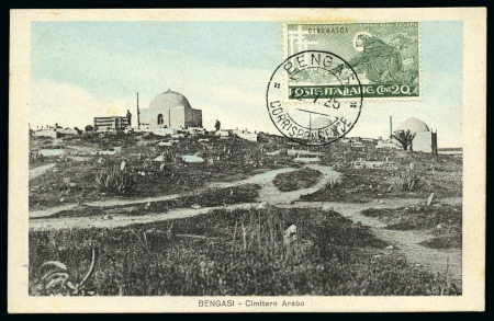 Stamp of Italy » Italian Colonies and Possessions » Cyrenaica (Cirenaica) 1926-31, Two reg'd covers and two postcards (one n