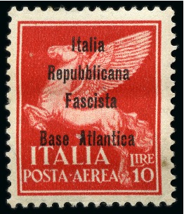 Stamp of Italy » Base Atlantica  THE UNIQUE AIRMAIL ESSAYS FROM THE COMMANDER ENZO 