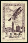 Stamp of Italy » Italy and Areas Collections and Lots ADVANCED AIRMAIL VIGNETTE COLLECTION
1900-97, The