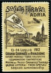 Stamp of Italy » Italy and Areas Collections and Lots ADVANCED AIRMAIL VIGNETTE COLLECTION
1900-97, The