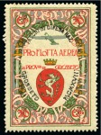 Stamp of Italy » Italy and Areas Collections and Lots ADVANCED AIRMAIL VIGNETTE COLLECTION
1900-97, The