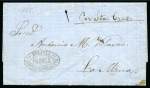 Stamp of Bolivia 1868 Official Letter (embossed REBUBLICA BOLIVIANA