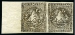 Stamp of Bolivia 1863 Garcia unissued design, collection with 1r bl