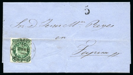 Stamp of Bolivia 1871 Eleven Stars collection on pages mint, used a